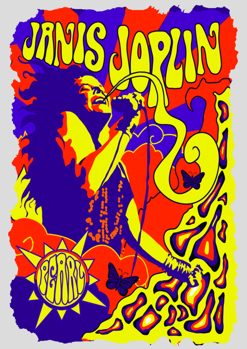 Nome do produto: Poster - Janis Joplin