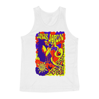 Nome do produtoCamiseta Regata - Janis Joplin