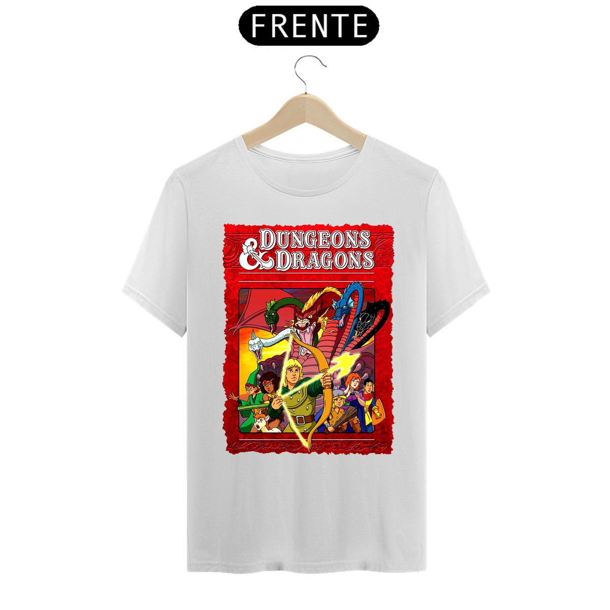 Nome do produto: Camiseta Classic - Caverna do Dragão