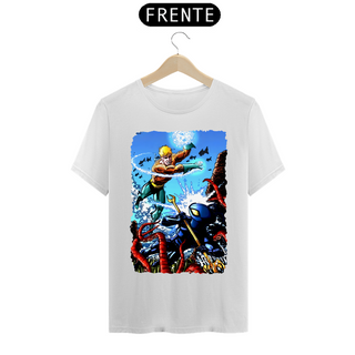 Nome do produtoCamiseta Classic - Aquaman vs Arraia Negra