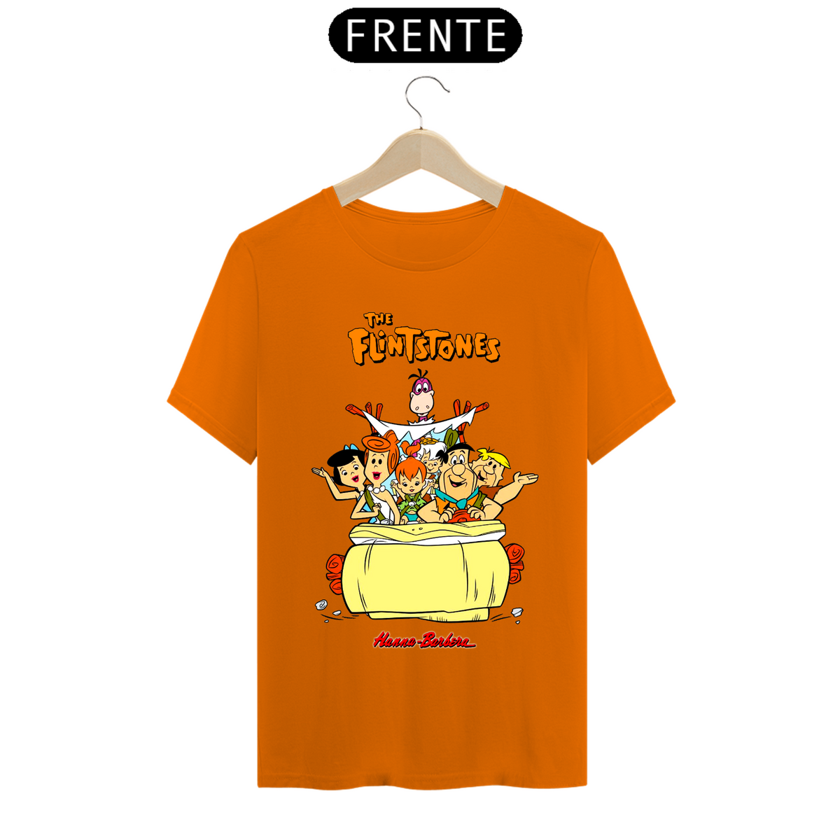 Nome do produto: Camiseta Masculina - Os Flintstones