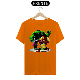 Nome do produtoCamiseta Classic - Hulk vs Homem de Ferro