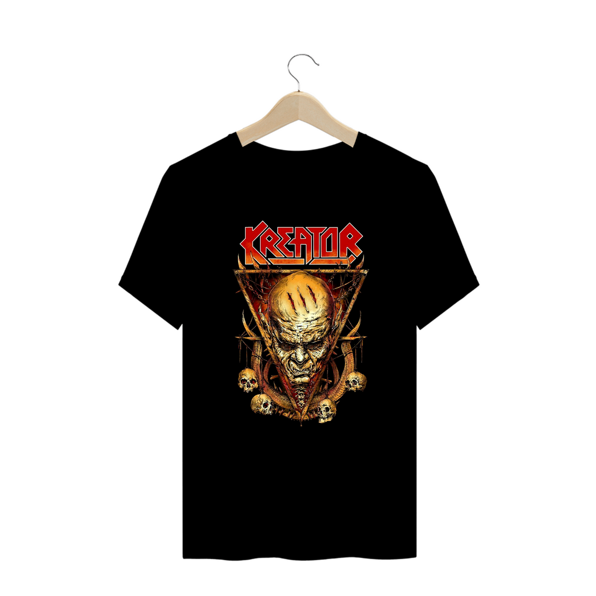 Nome do produto: Camiseta Plus Size - Kreator