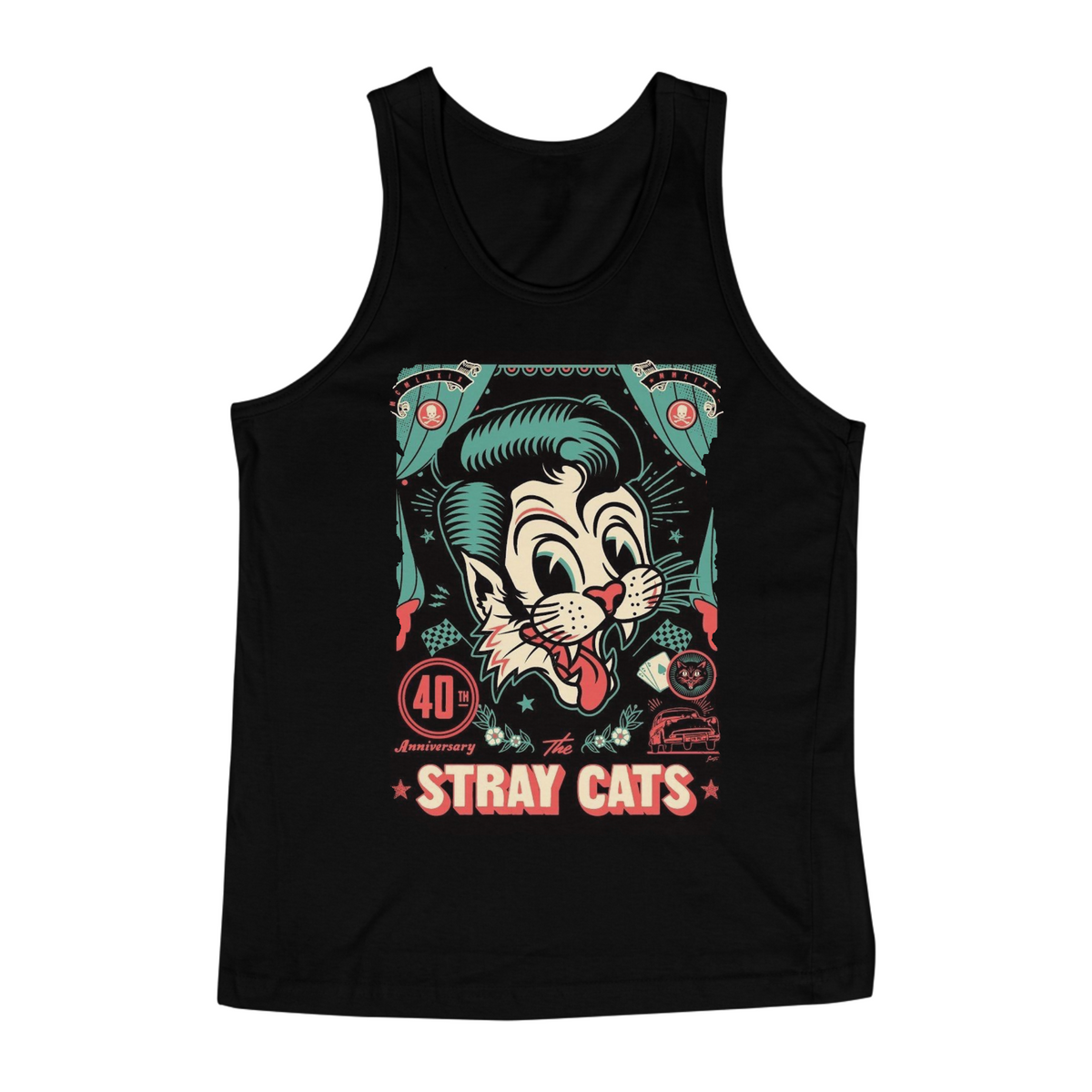 Nome do produto: Camiseta Regata - Stray Cats