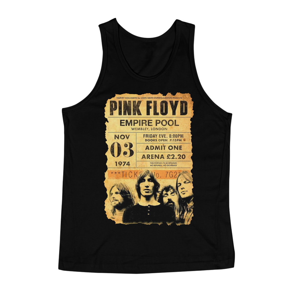 Nome do produto: Camiseta Regata - Pink Floyd