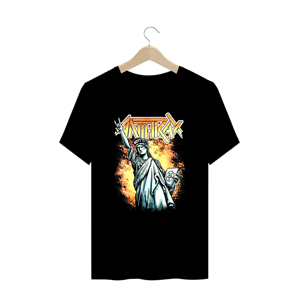 Nome do produto: Camiseta Plus Size - Anthrax