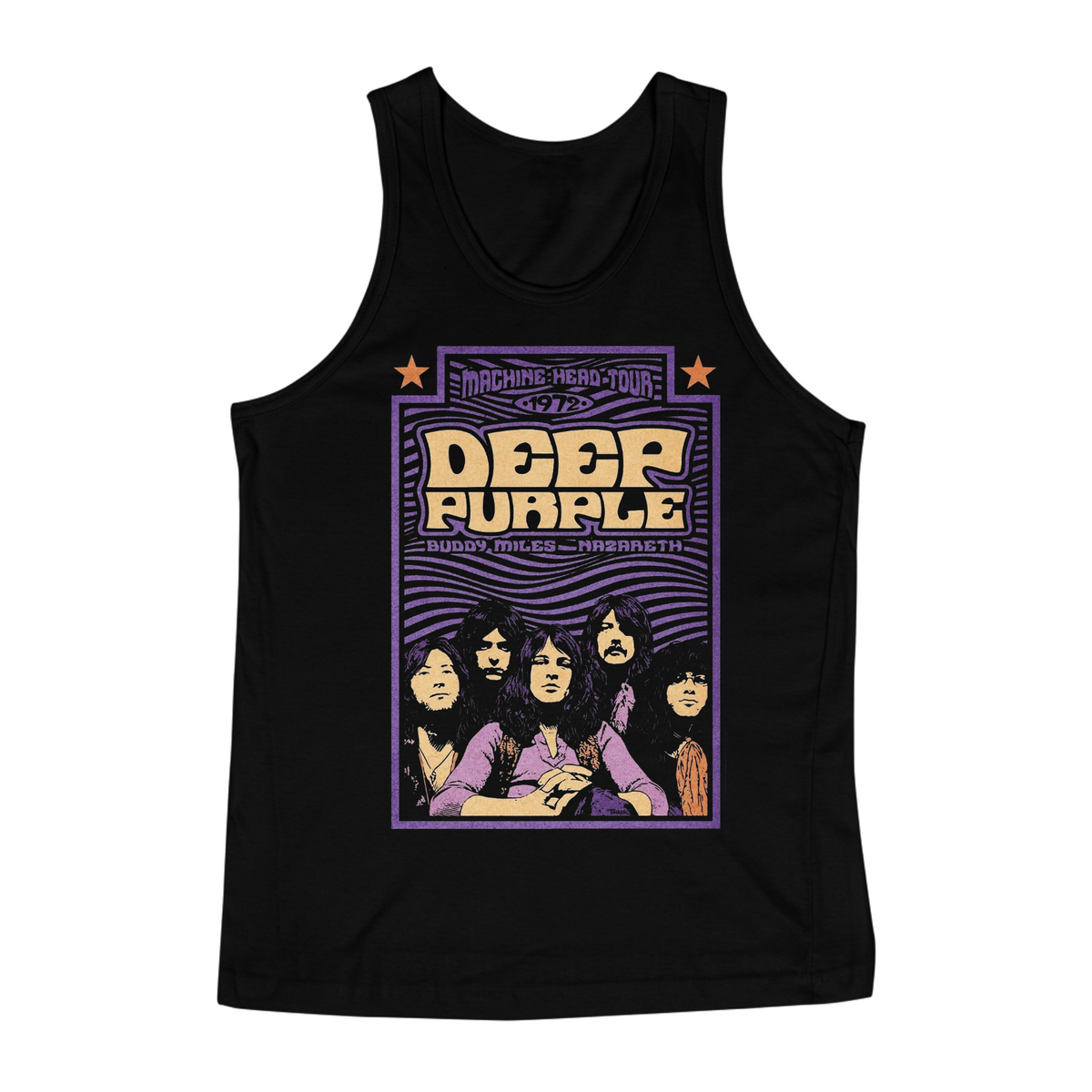 Nome do produto: Camiseta Regata - Deep Purple