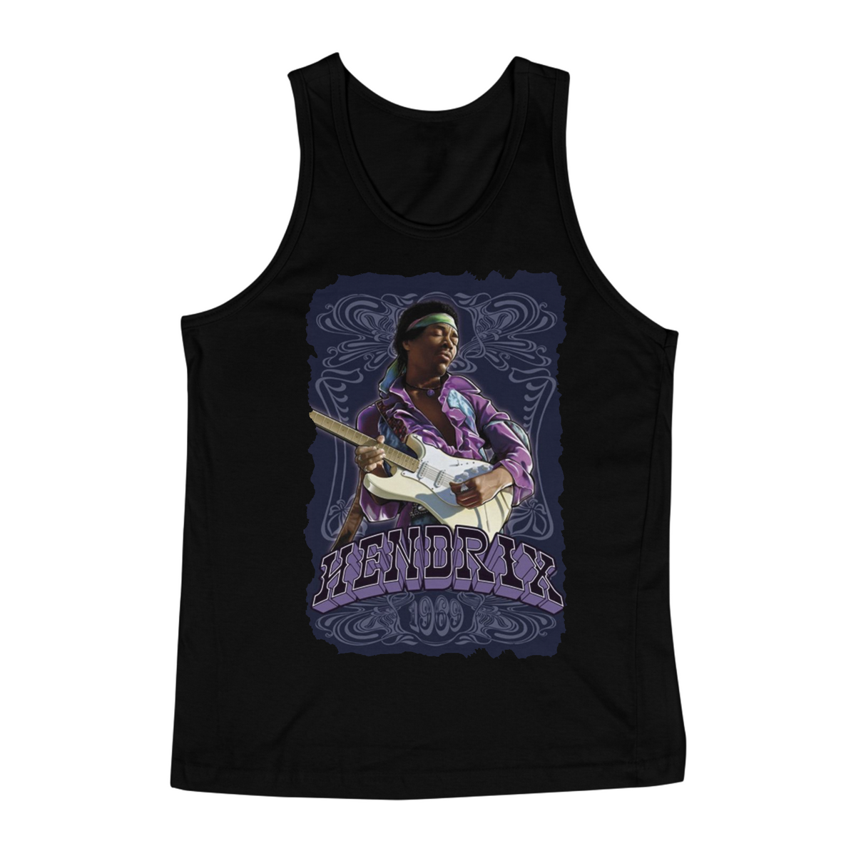 Nome do produto: Camiseta Regata - Jimmy Hendrix