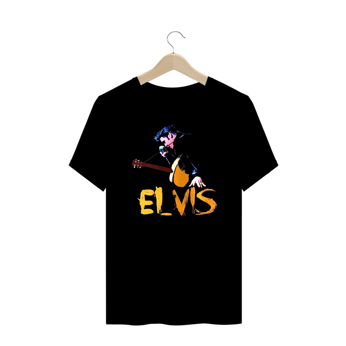 Nome do produto: Camiseta Plus Size - Elvis Presley