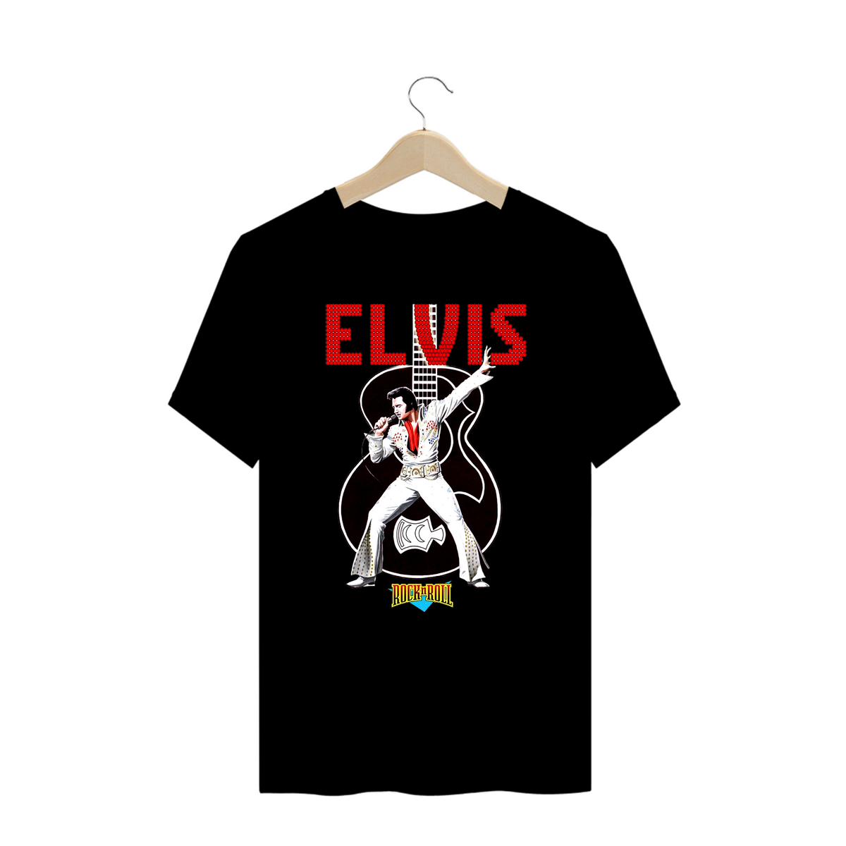 Nome do produto: Camiseta Plus Size - Elvis Presley