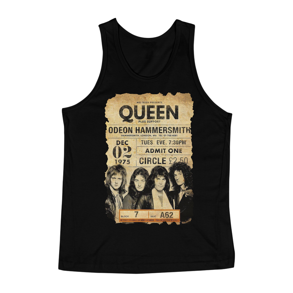 Nome do produto: Camiseta Regata - Queen