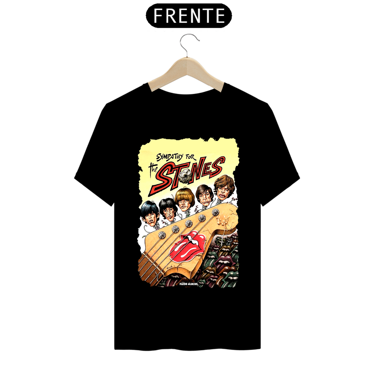 Nome do produto: Camiseta Classic - Rolling Stones