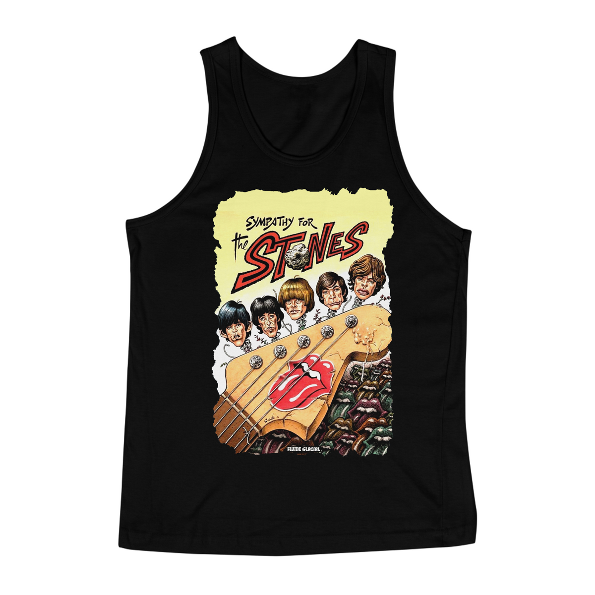 Nome do produto: Camiseta Regata - Rolling Stones