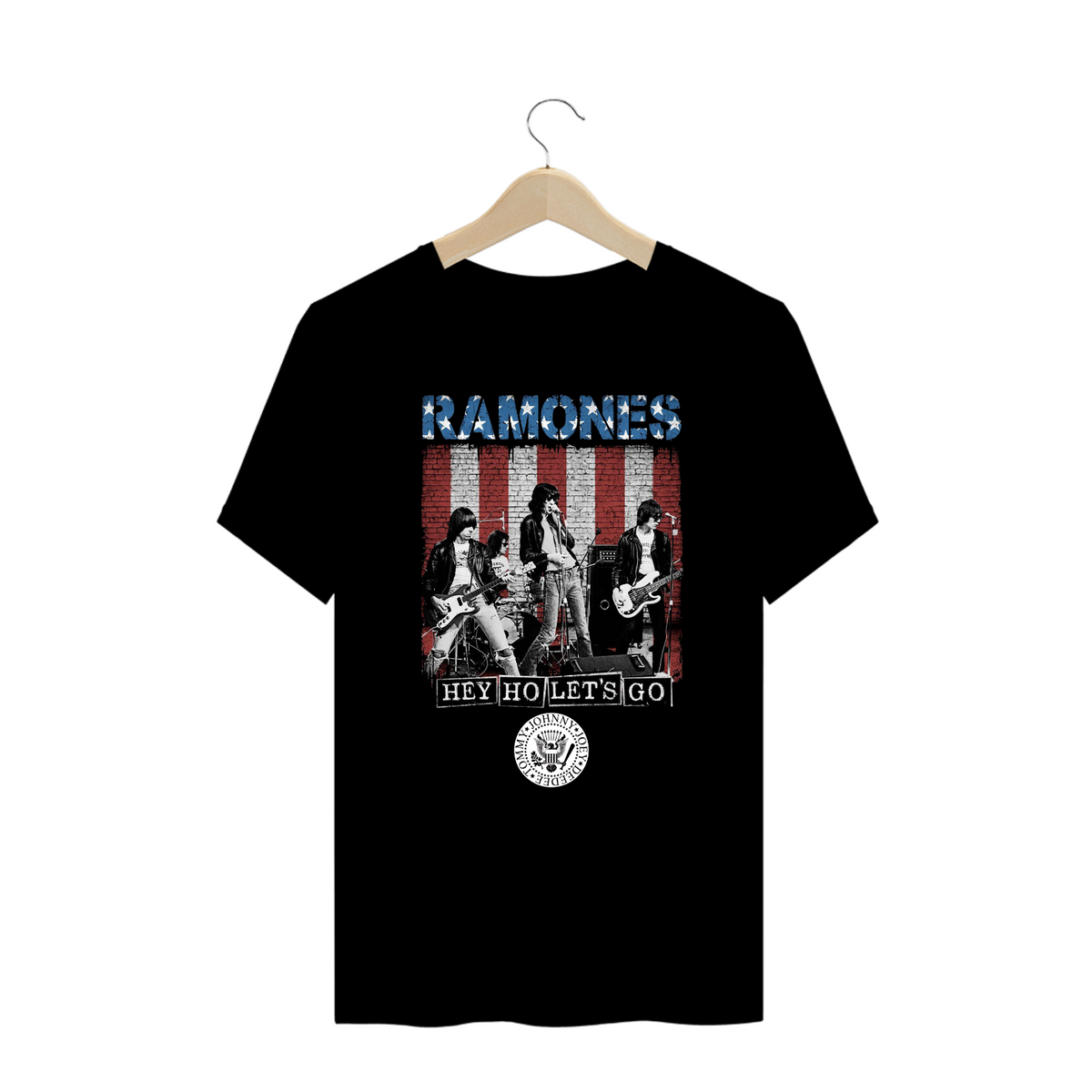 Nome do produto: Camiseta Plus Size - Ramones