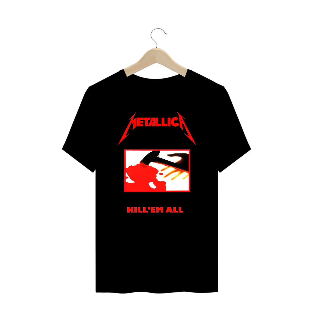 Nome do produto: Camiseta Plus Size - Metallica