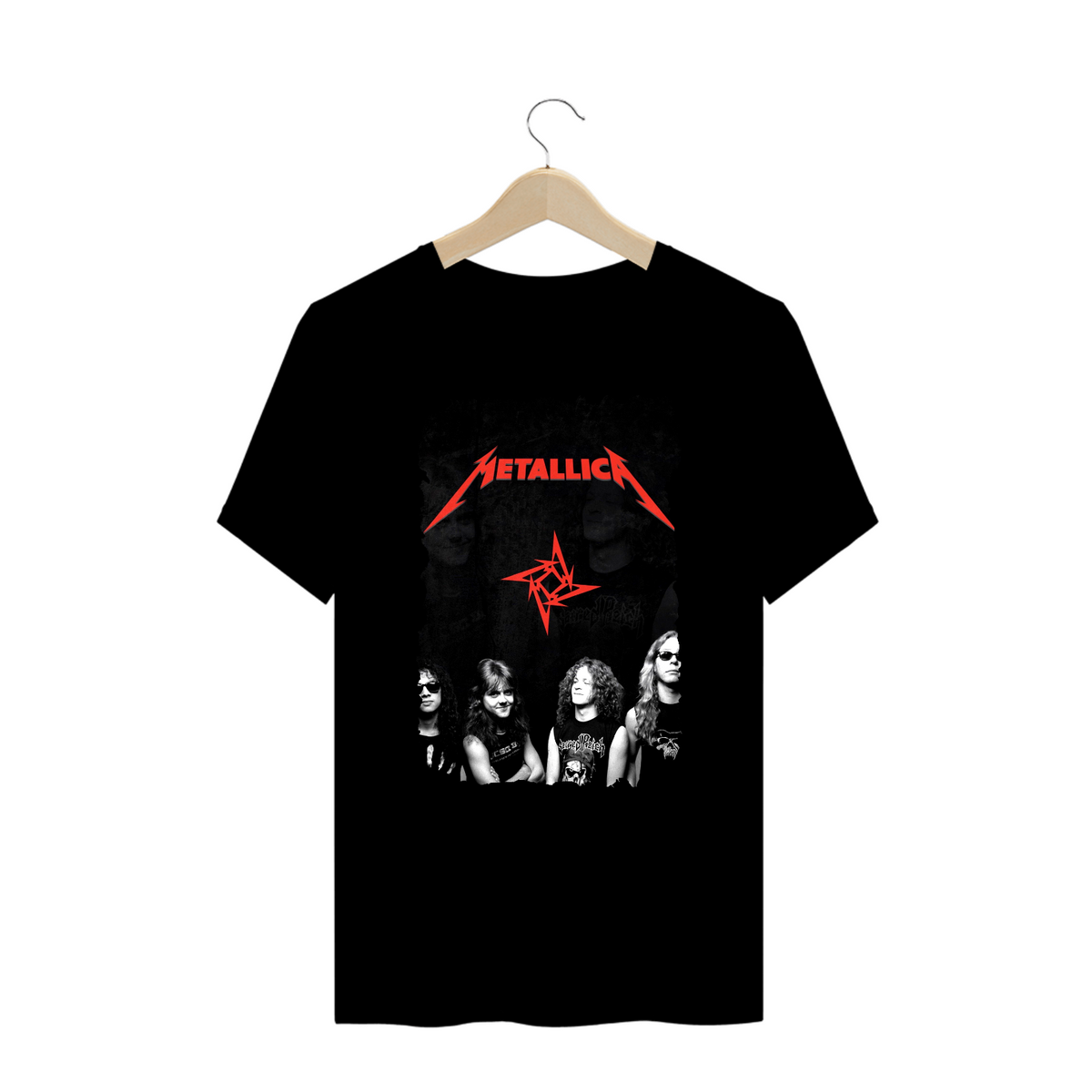 Nome do produto: Camiseta Plus Size - Metallica