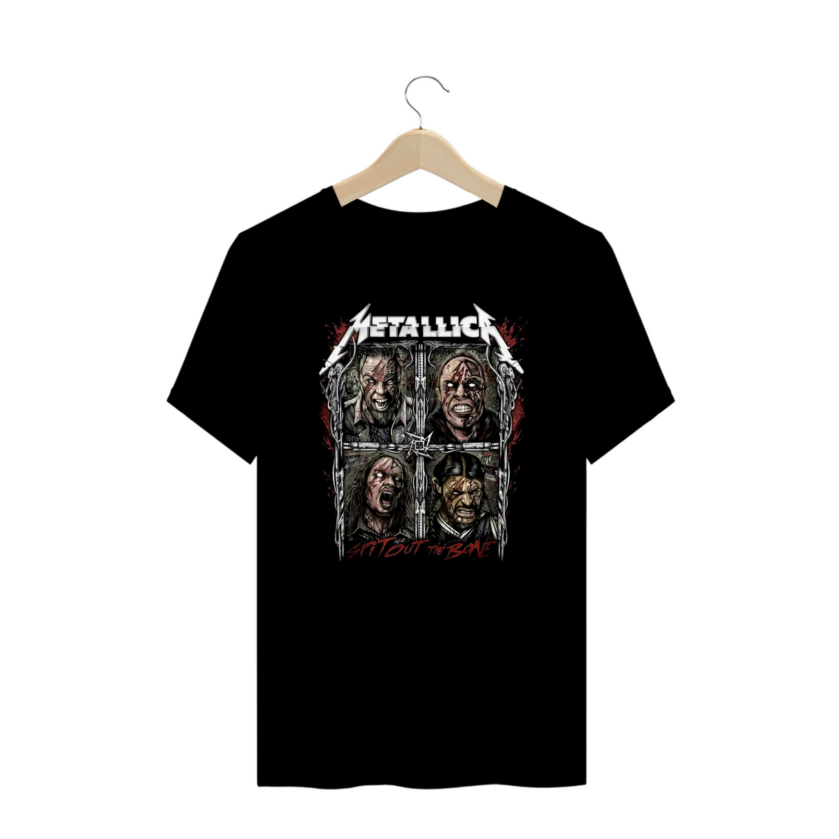 Nome do produto: Camiseta Plus Size - Metallica