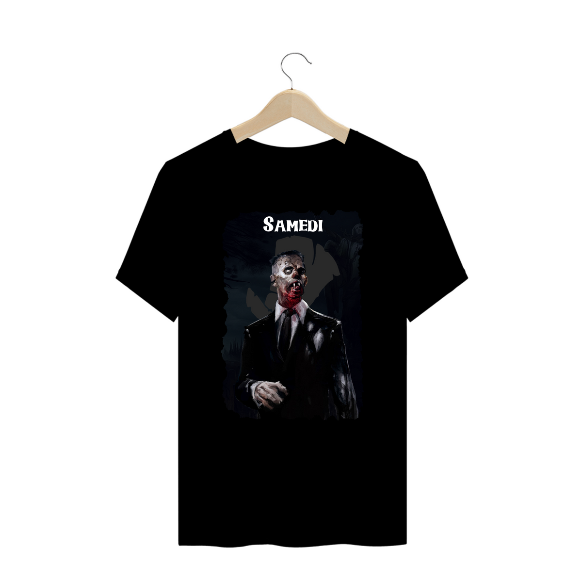 Nome do produto: Camiseta Plus Size (Vampiro) - Samedi