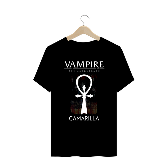 Camiseta Plus Size (Vampiro) - Camarilla