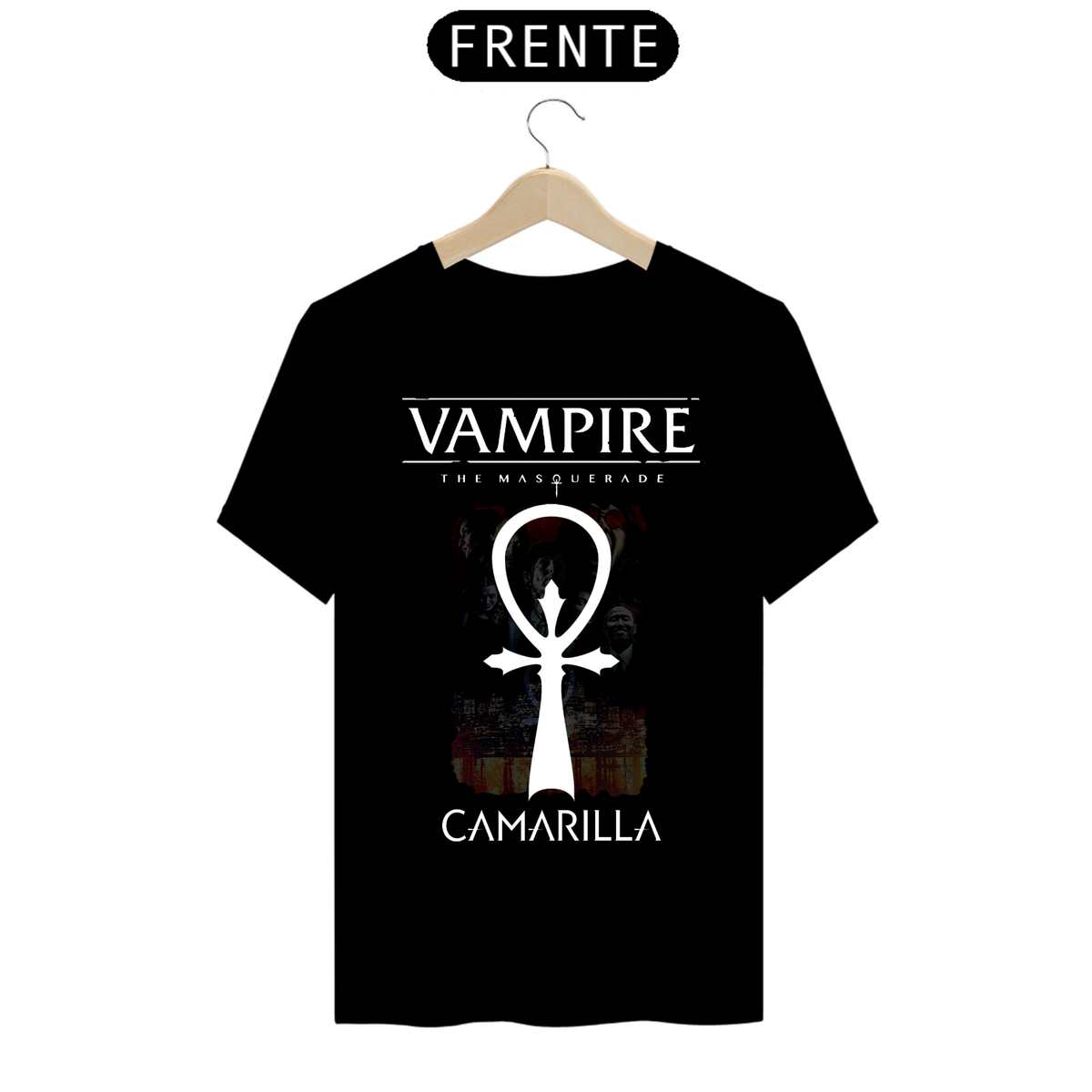 Nome do produto: Camiseta Classic (Vampiro) - Camarilla