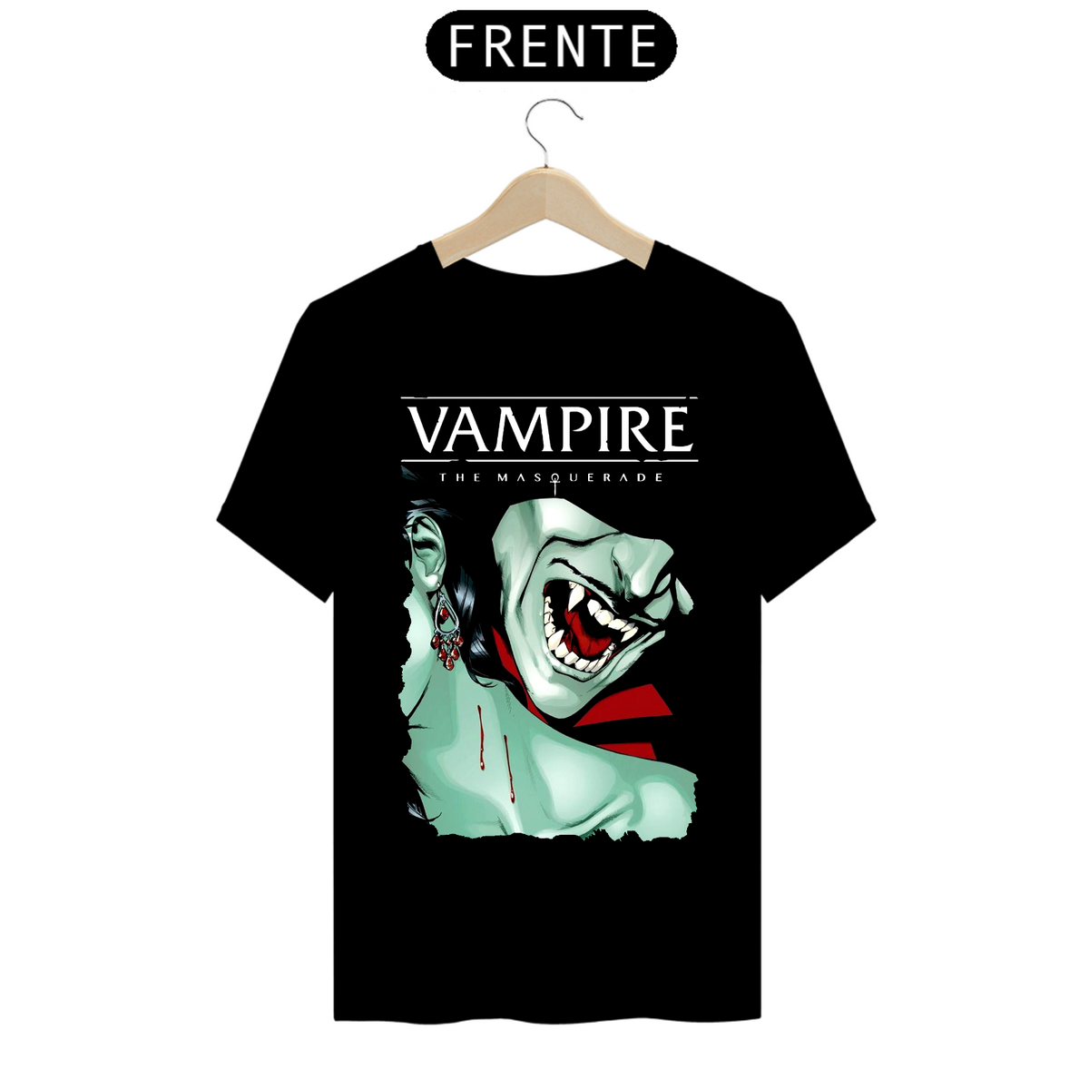 Nome do produto: Camiseta Classic (Vampiro) - Vampiro, A Máscara