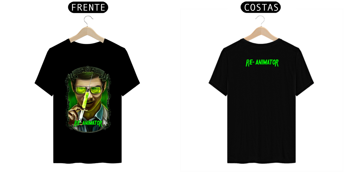 Nome do produto: Camiseta Masculina - Re-Animator