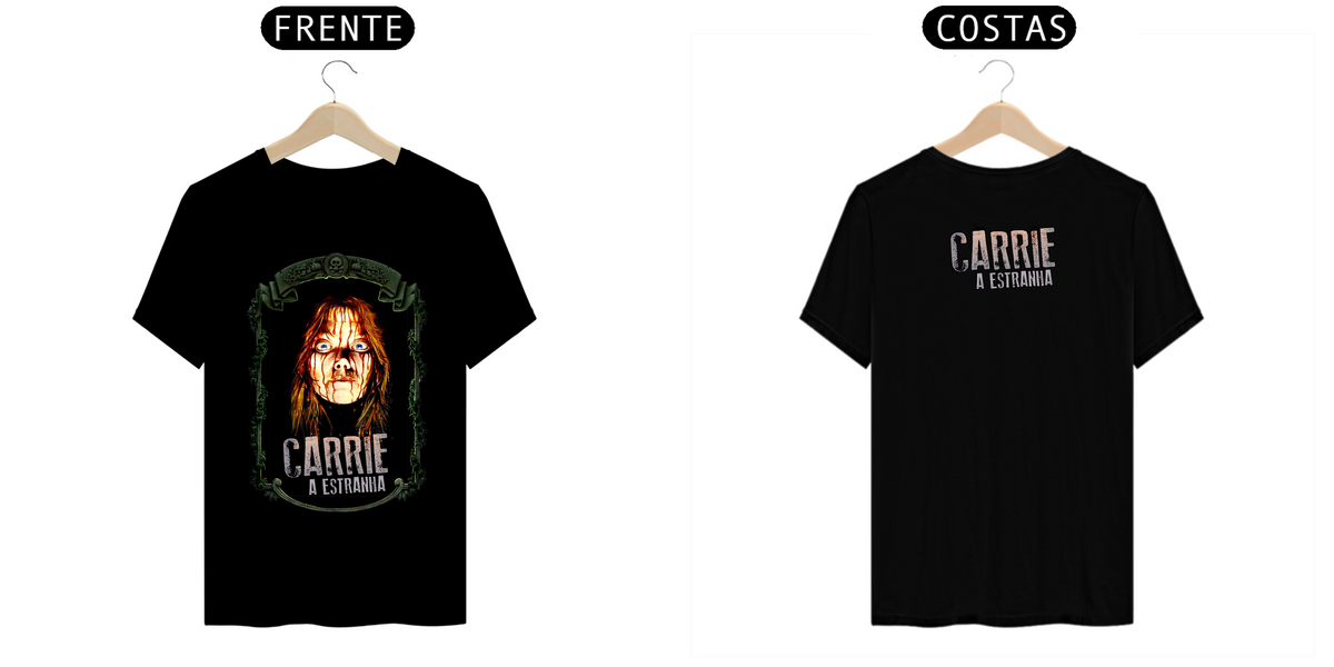 Nome do produto: Camiseta Masculina - Carrie, a Estranha