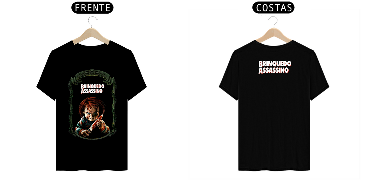 Nome do produto: Camiseta Masculina - Brinquedo Assassino