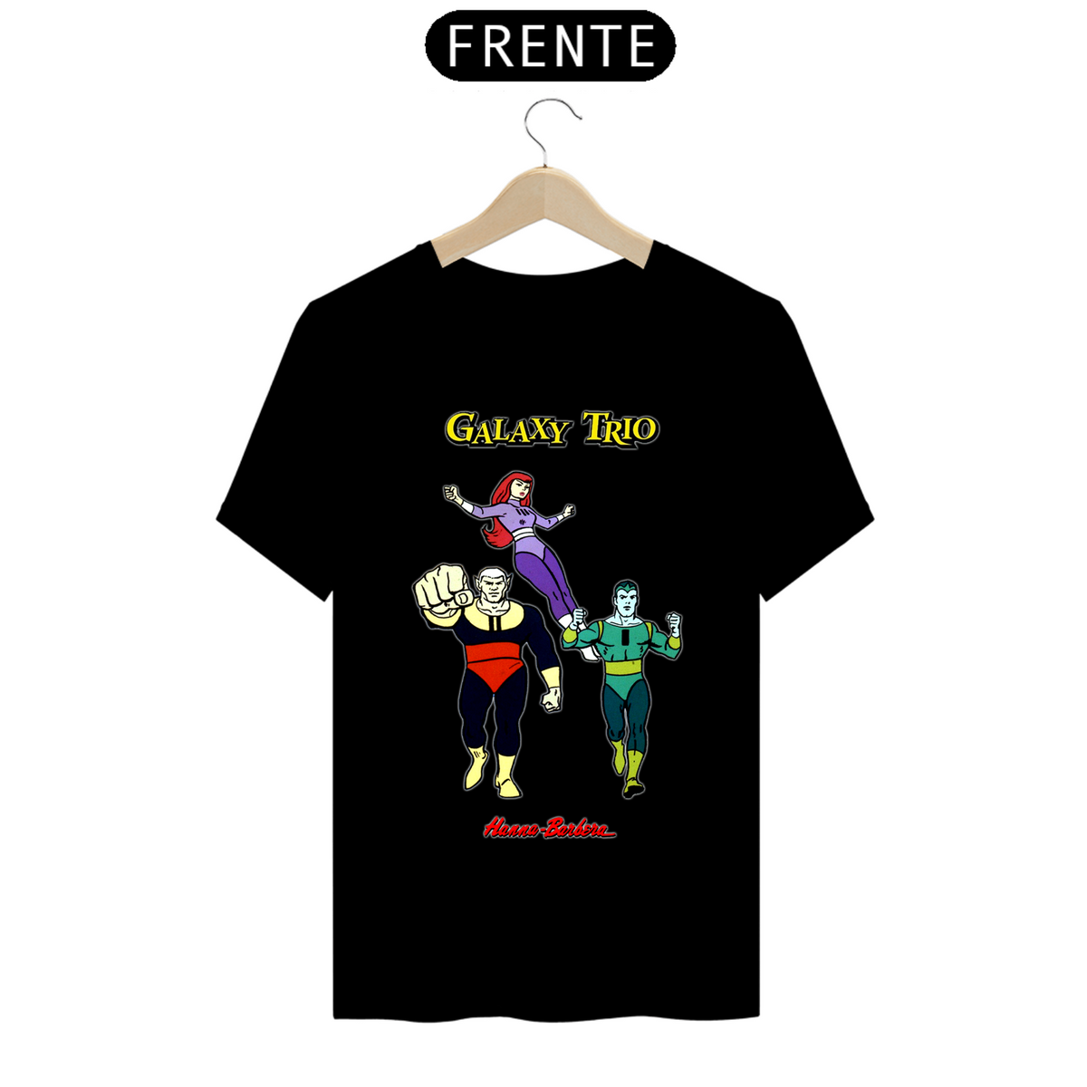 Nome do produto: Camiseta Masculina - Galaxy Trio