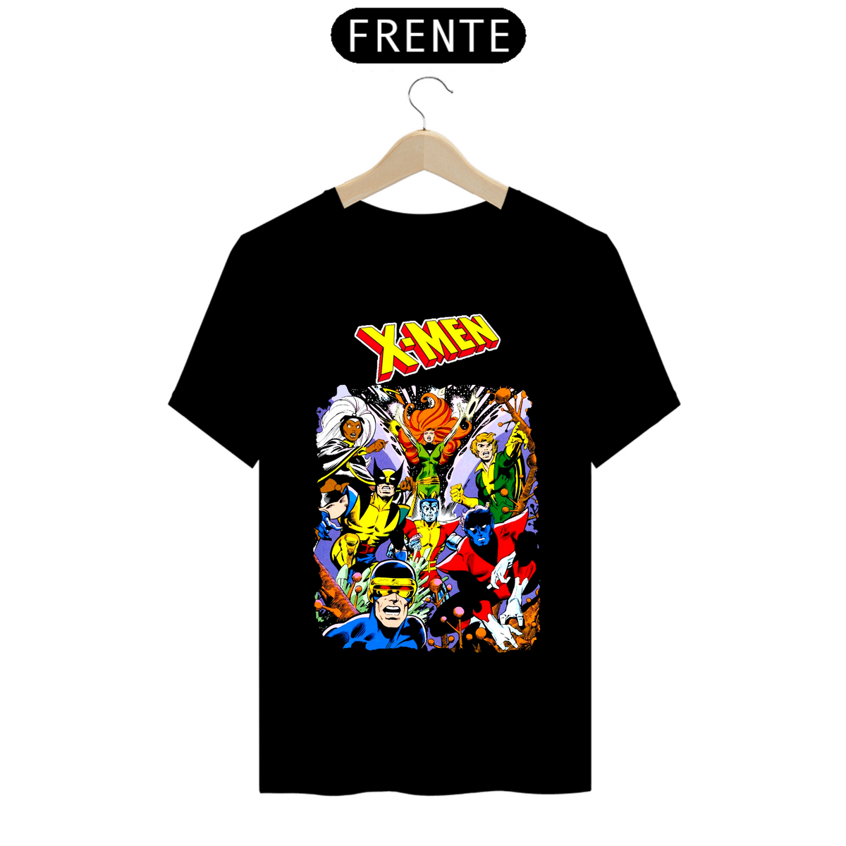 Nome do produto: Camiseta Masculina - X-Men (anos 70)