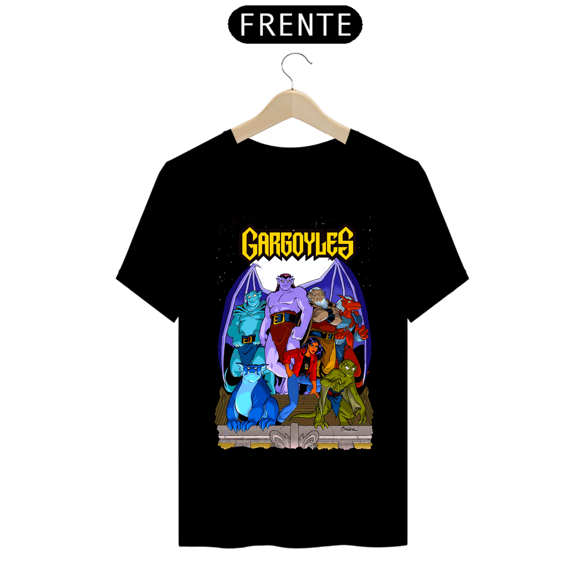 Nome do produto: Camiseta Classic - Gárgulas