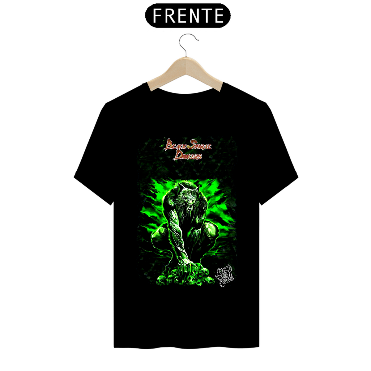 Nome do produto: Camiseta - Dançarinos da Espiral Negra (Lobisomem, O Apocalipse)