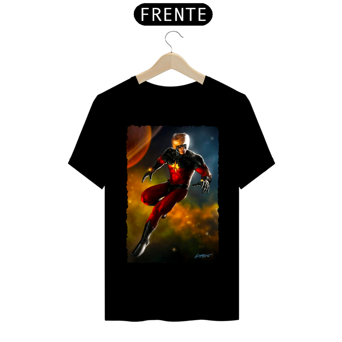 Nome do produto: Camiseta Classic - Capitão Marvel