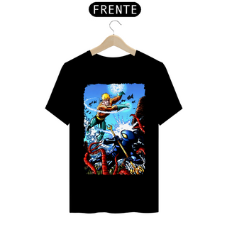 Nome do produtoCamiseta Classic - Aquaman vs Arraia Negra