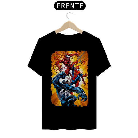 Camiseta Classic - Homem Aranha vs Venom e Carnificina