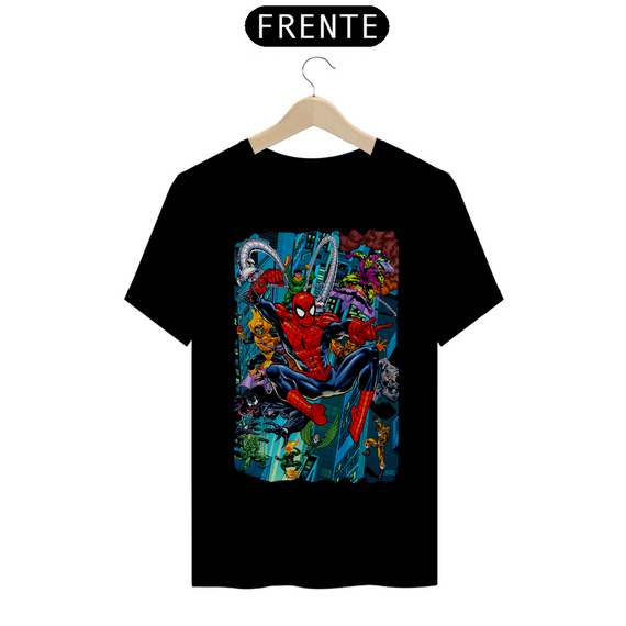 Camiseta Classic - Homem Aranha vs Inimigos