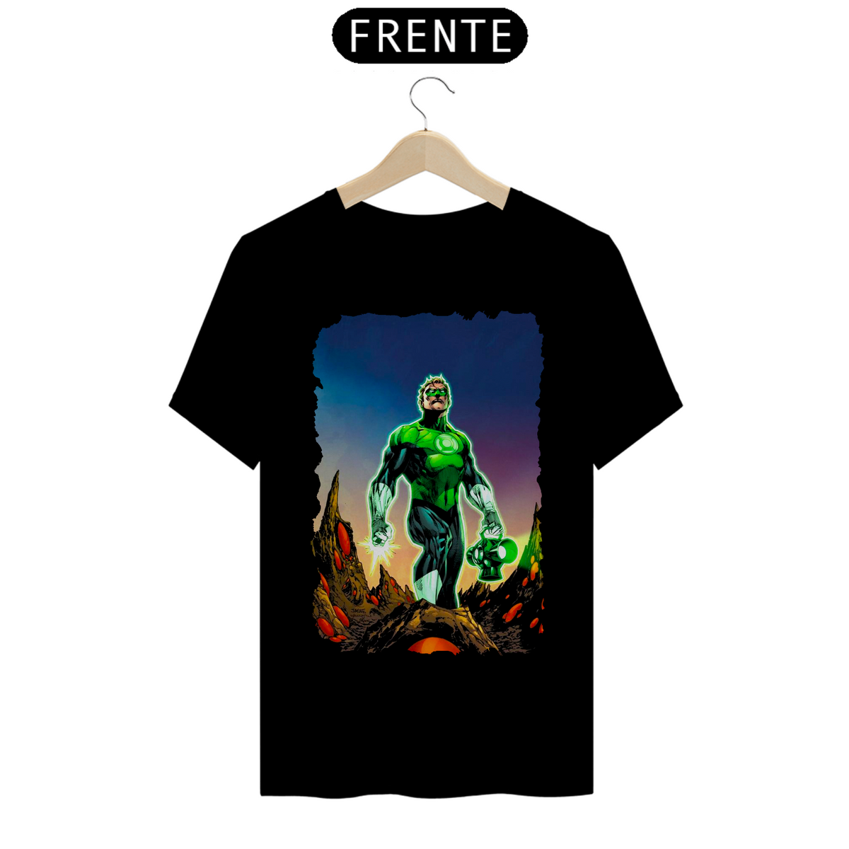 Nome do produto: Camiseta Classic - Lanterna Verde (Hal Jordan)