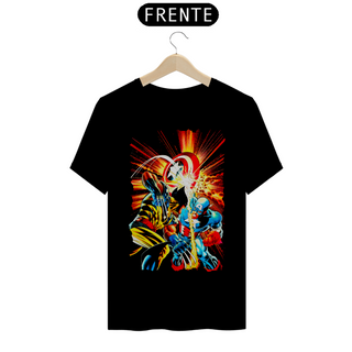 Camiseta Classic - Wolverine vs Capitão América