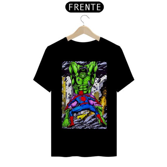 Camiseta Classic - Hulk vs Homem Aranha