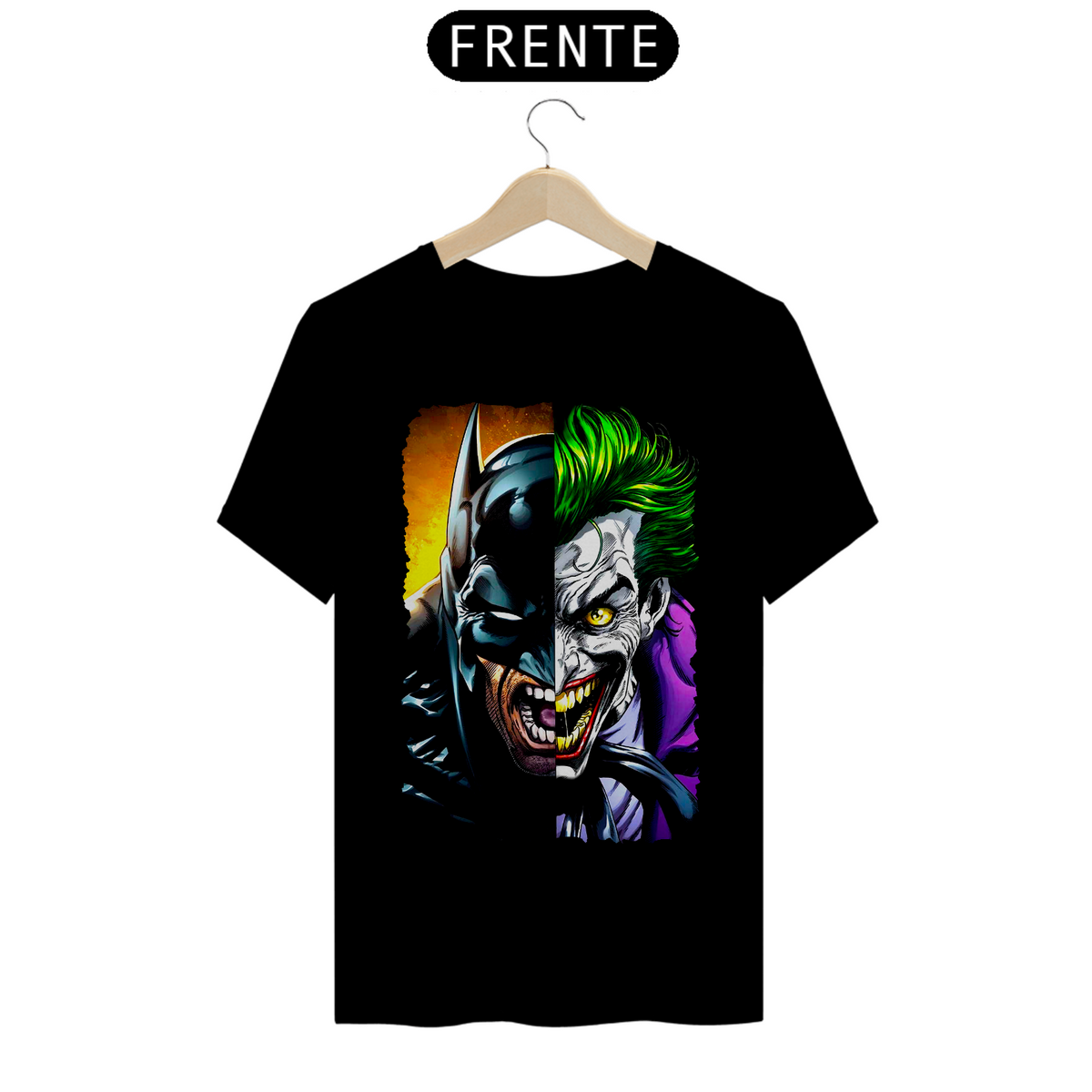 Nome do produto: Camiseta Classic - Batman vs Coringa