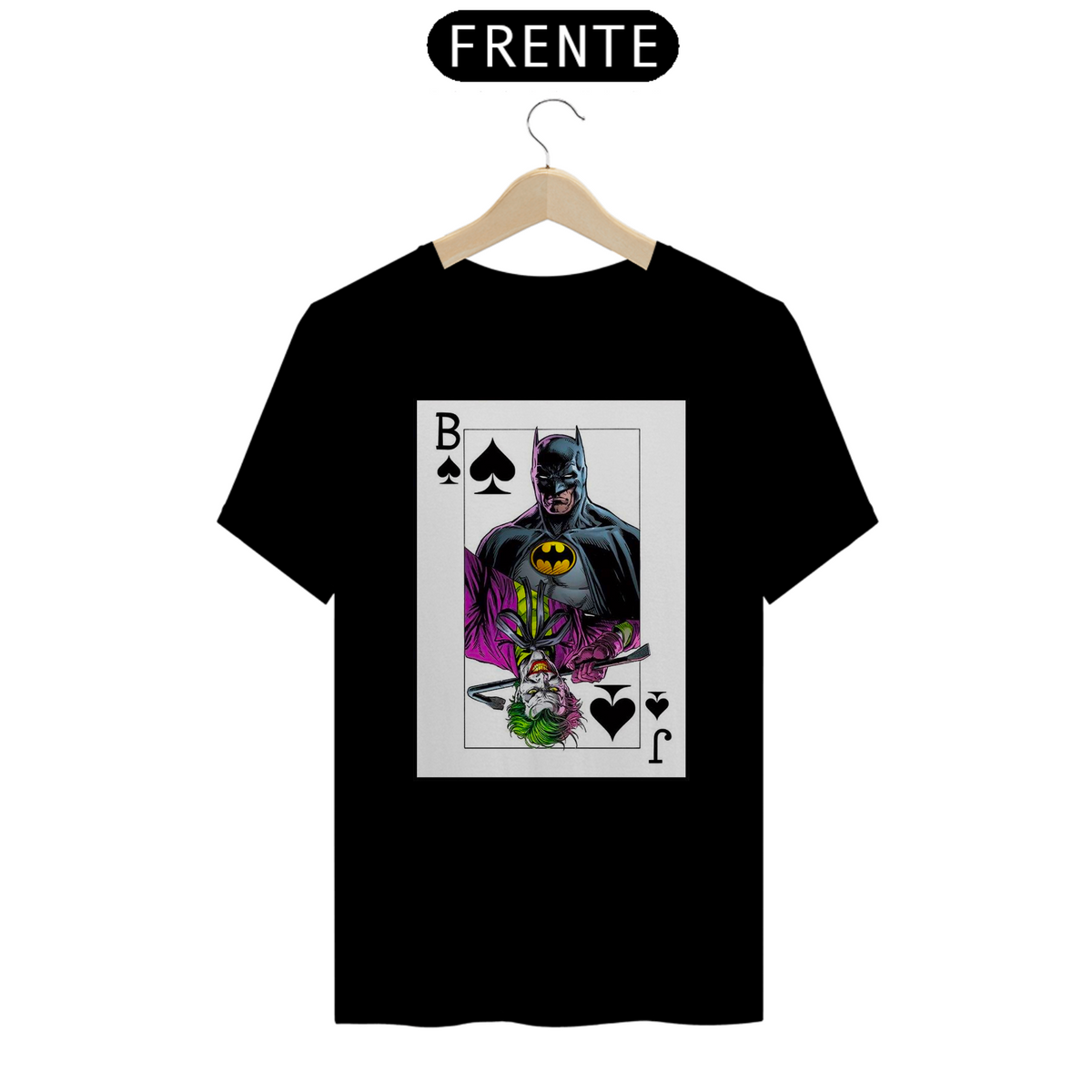 Nome do produto: Camiseta Classic - Batman vs Coringa