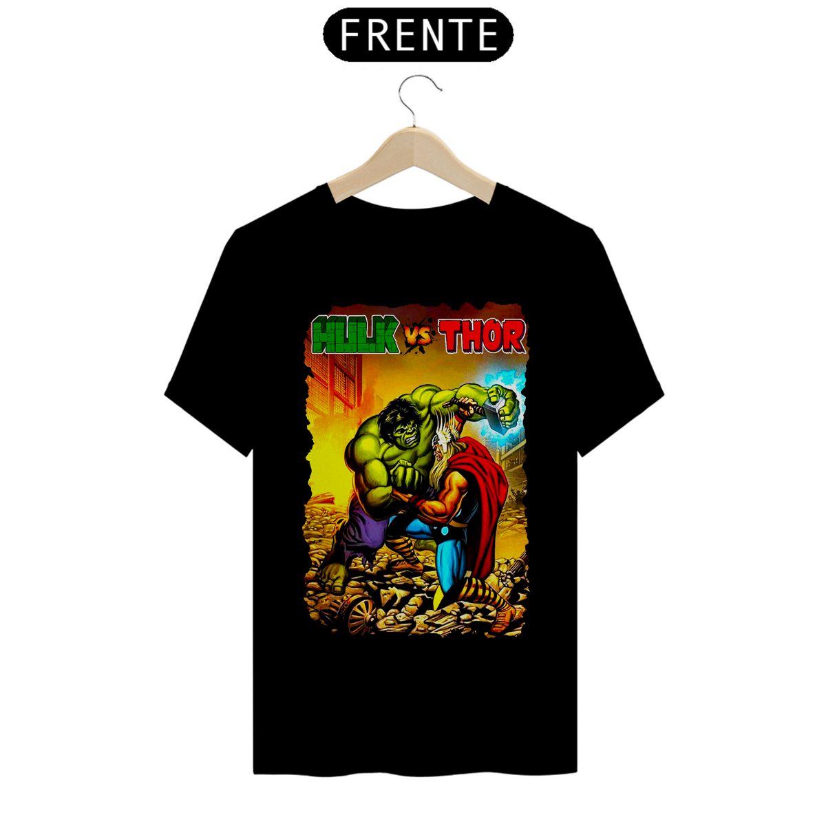 Nome do produto: Camiseta Classic - Hulk vs Thor