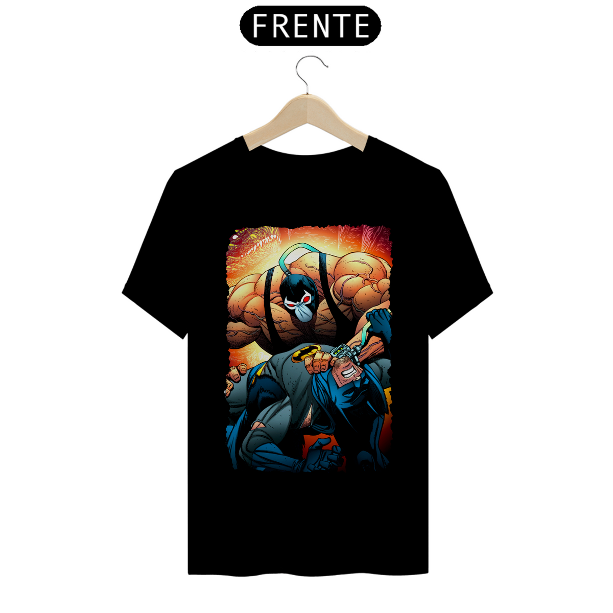 Nome do produto: Camiseta Classic - Batman vs Bane