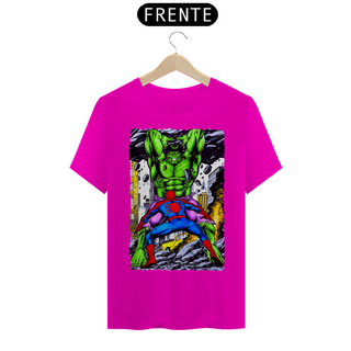 Nome do produtoCamiseta Classic - Hulk vs Homem Aranha