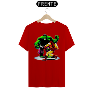 Nome do produtoCamiseta Classic - Hulk vs Homem de Ferro