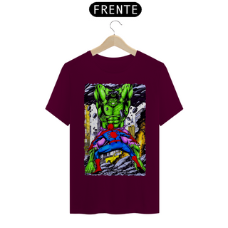 Nome do produtoCamiseta Classic - Hulk vs Homem Aranha