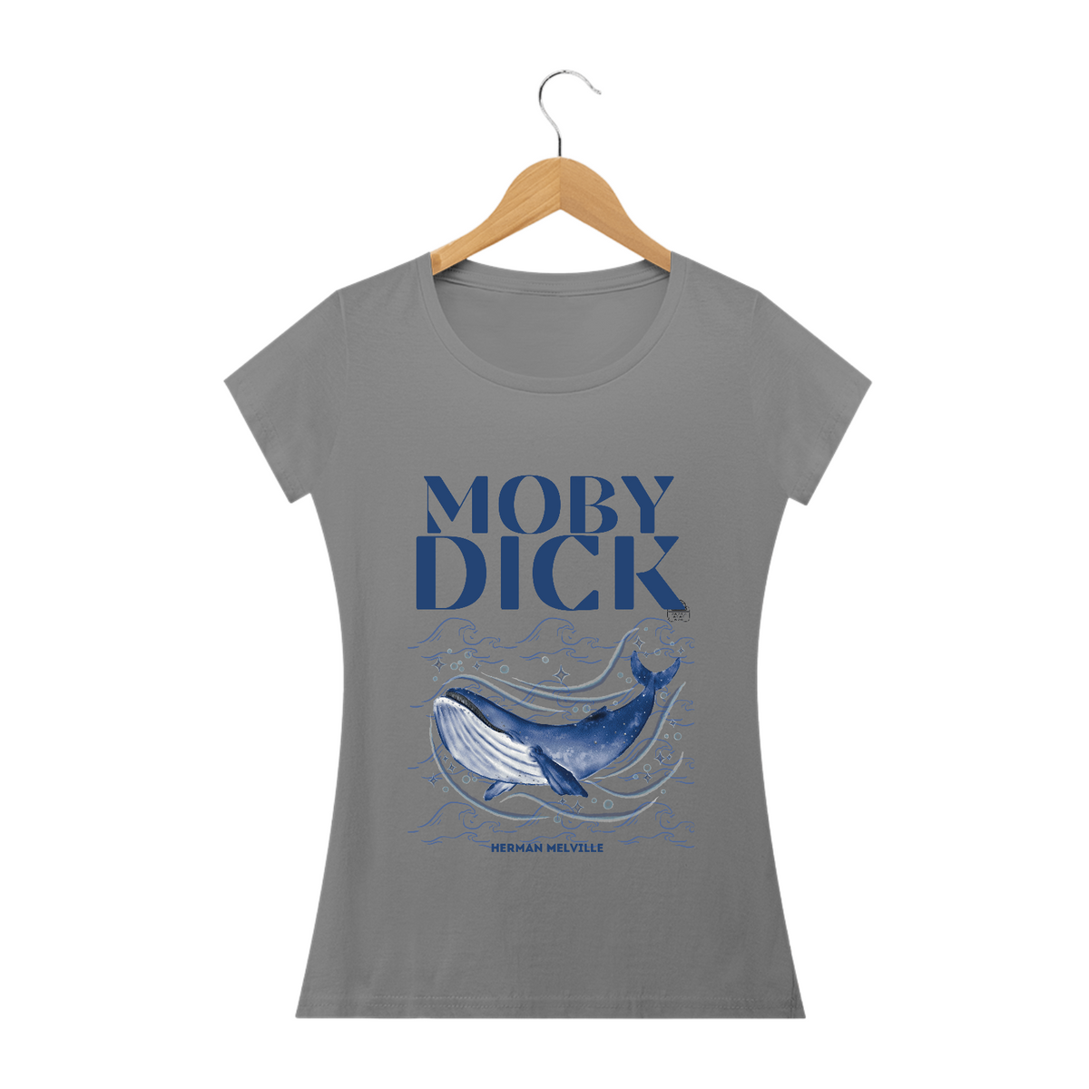 Nome do produto: Moby Dick, Herman Melville Long Quality (Branca/Cinza)