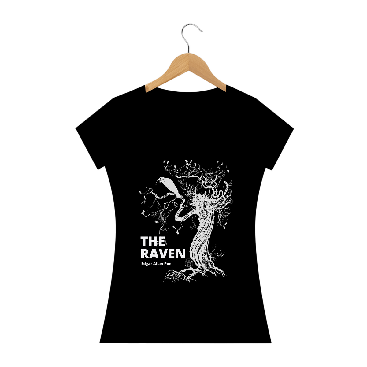 Nome do produto: The Raven, Edgar Allan Poe Baby Long Quality (Preto)