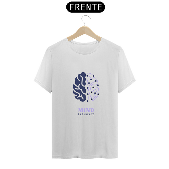 Camiseta Masculina - Mind Pathways - Branca