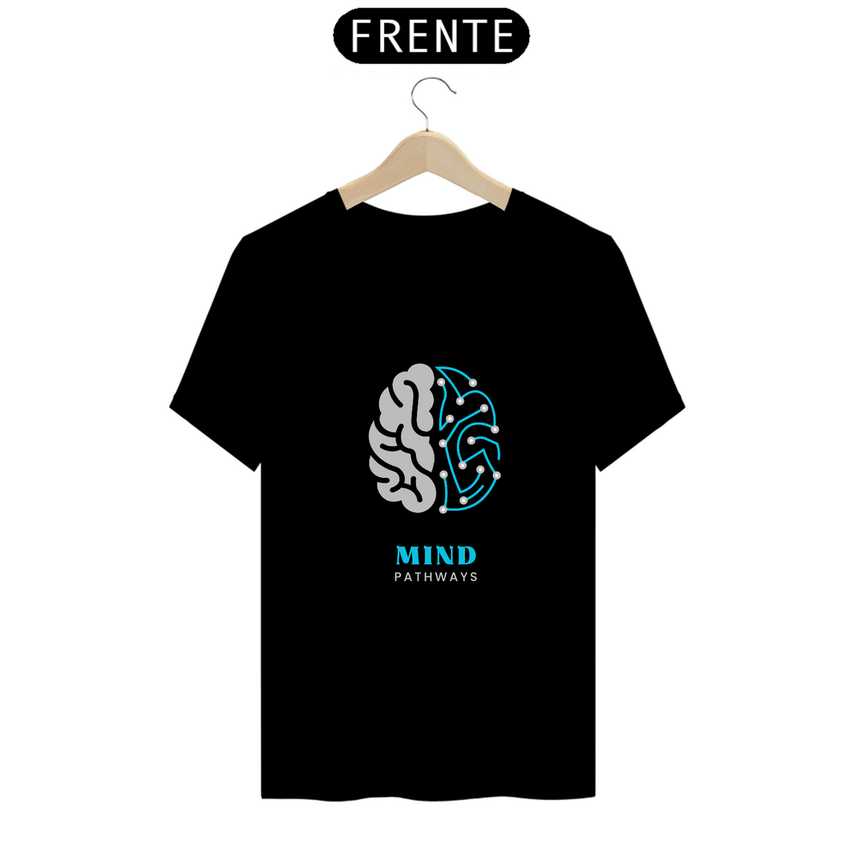 Nome do produto: Camiseta Masculina - Mind Pathways - Preta